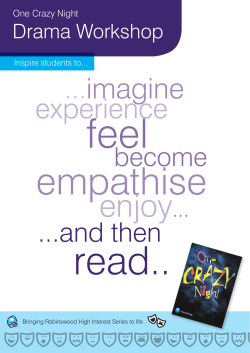 Drama Workshop: `One Crazy Night`