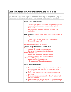 Clash with Monotheism, Accomplishments, and Fall of Rome