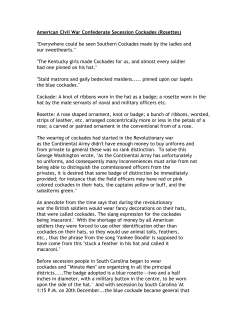 American Civil War Confederate Secession Cockades (Rosettes