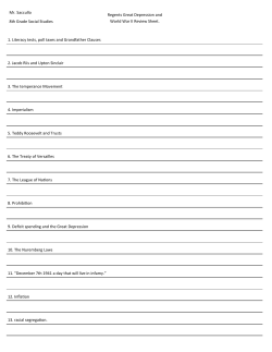 1. Literacy tests, poll taxes and Grandfather