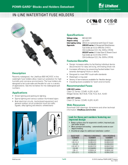 in-line watertight fuse holders