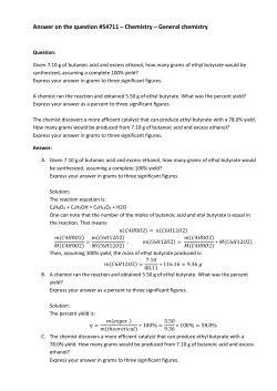 Answer on the question #54711 &ndash; Chemistry
