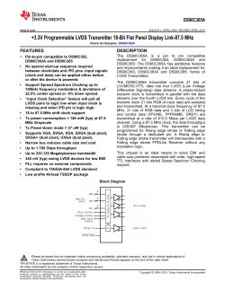 DS90C365A - Texas Instruments