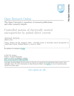 Controlled motion of electrically neutral microparticles by pulsed