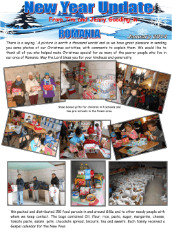 From Tim and Jenny Gooding in