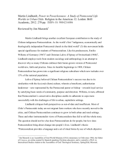 Power in Powerlessness - Assemblies of God Theological Seminary