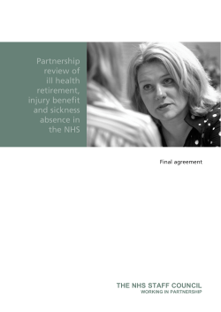 Ill health review (v6):Mod. medical... briefing