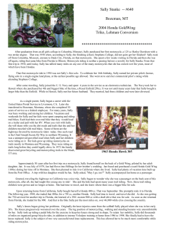 Sally - Big Sky Lady Riders