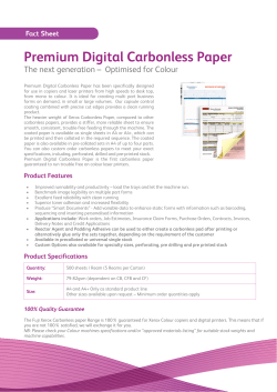 Premium Digital Carbonless Paper