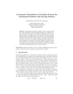 A Geometric Formulation of Gradient Descent for Variational