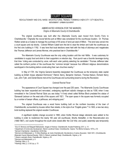 New Court Square Markers - City of Charlottesville