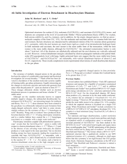 Ab Initio Investigation of Electron Detachment in Dicarboxylate
