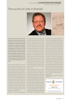 The success of unity in diversity