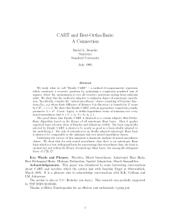 CART and Best-Ortho-Basis: A Connection