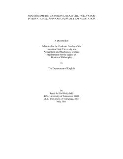 framing empire: victorian literature, hollywood international and