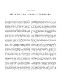 bibliophile aghas (eunuchs) at topkapi saray