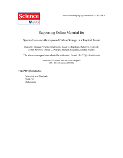 SUPPORTING ONLINE MATERIAL