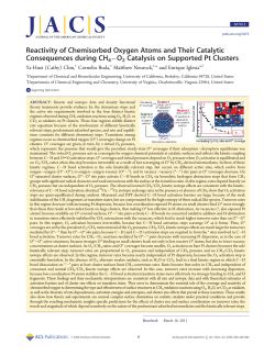 Reactivity of Chemisorbed Oxygen Atoms and Their Catalytic