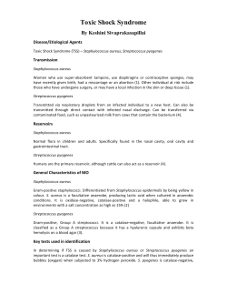 Toxic Shock Syndrome