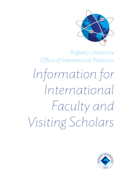 Information for International Faculty and Visiting Scholars