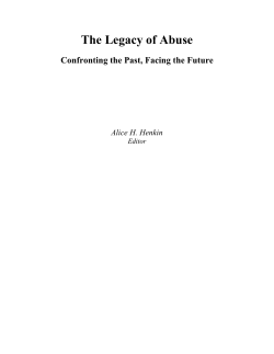 The Legacy of Abuse - The Aspen Institute