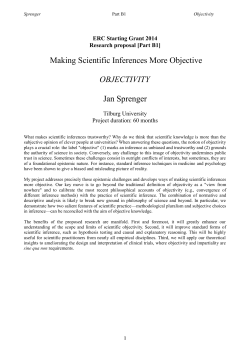 Making Scientific Inferences More Objective