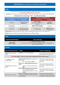 Surgical Prophylaxis