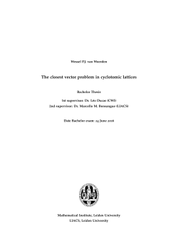 The closest vector problem in cyclotomic lattices