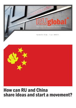How can RU and China share ideas and start a movement?