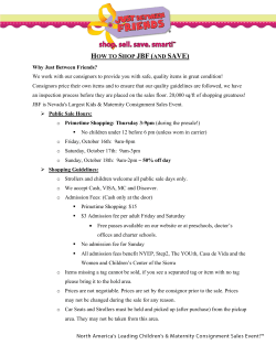 HOW TO SHOP JBF (AND SAVE)