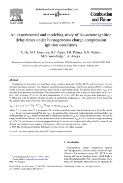 An experimental and modeling study of iso