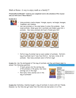 Math at Home for April