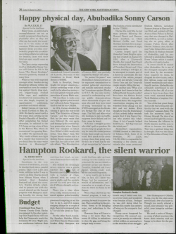 Hampton Rookard, the silent warrior