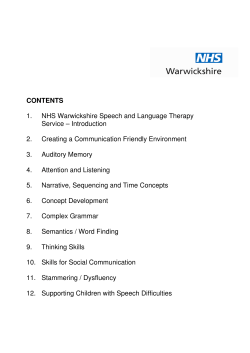 Speech and Language Resource File