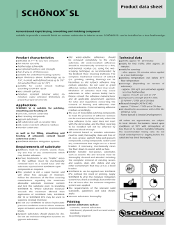 schönox® sl - HPS Schönox