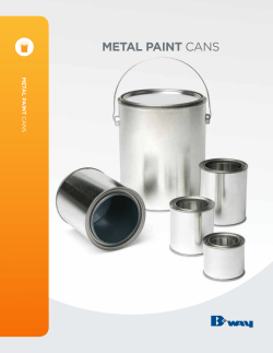METAL PAINT Cans - HMS Warehousing Corporation