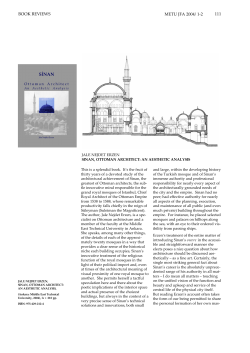 book reviews 111 metu jfa 2004/1-2 - METU Journal of the Faculty of