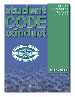 Student Code of Conduct