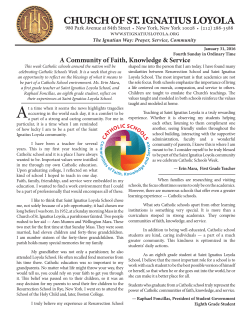 January 31, 2016 - Church of St. Ignatius Loyola