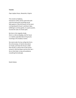 Tectonic Pope-Leighey House, Alexandria, Virginia The carved