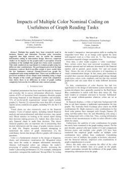 Impacts of Multiple Color Nominal Coding on Usefulness of Graph