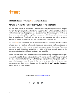 MAGIC MYSTERY: Full of secrets, full of fascination!