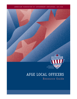 afge local officers