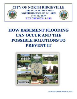 How Basement Flooding Can Occur And The Possible Solutions To