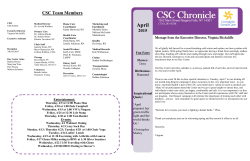 Complete Senior Care Newsletter April 2015