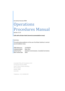 Operations Procedures Manual