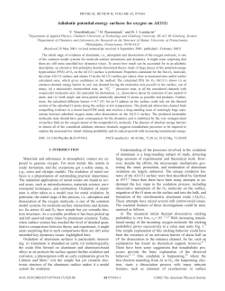 Adiabatic potential-energy surfaces for oxygen on Al&bdquo;111&hellip;