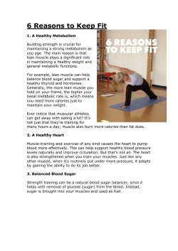 6 Reasons to Keep Fit