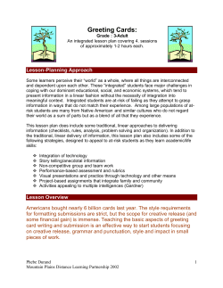 Greeting Cards - Colorado Adult Education Resources