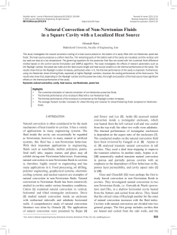 Natural Convection of Non-Newtonian Fluids in a